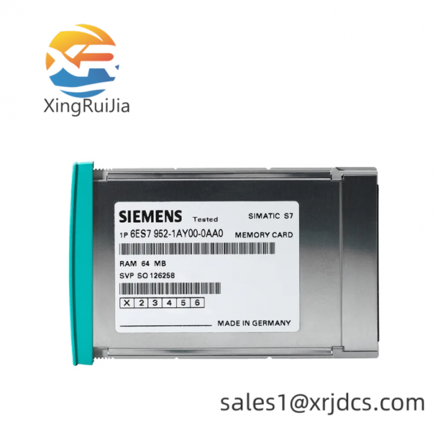 SIEMENS S7, Memory Card 6ES7952-0KF00-0AA0 - Industrial Control Module