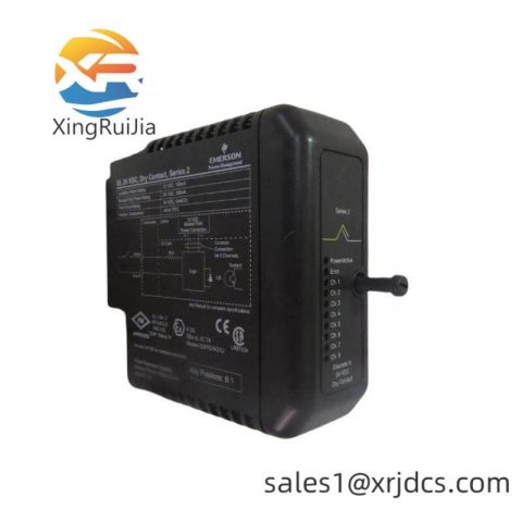 Emerson KJ3201X1-BA1 | 12P2535X042 | DI Module | 8-Channel | 24 VDC | Dry Contact