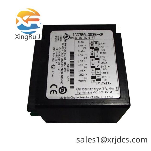 GE Fanuc IC670ALG630 Analog Input PLC Module: Advanced Automation, Precise Control