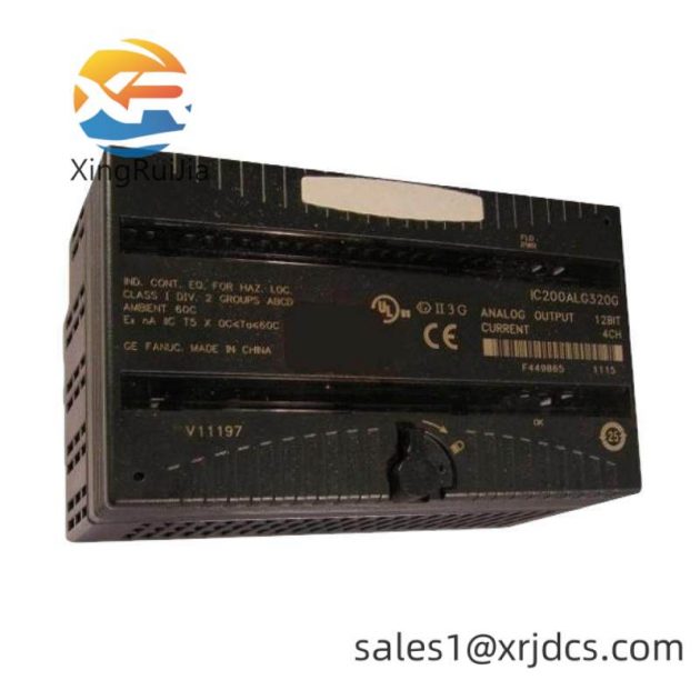 GE IC200ALG320 Analog Output Module: Advanced Control in Industrial Automation