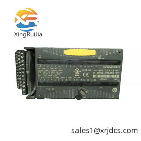 GE IC200MDD842J: Mixed 24VDC Output ESCP for Efficient Process Control