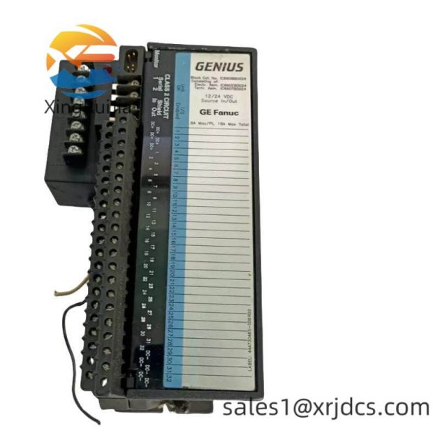 GE IC660BBD024 - 32 Circuit DC Source I/O Block, Advanced Industrial Control Solution