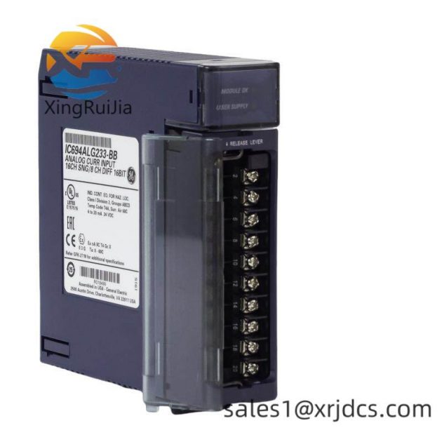 GE IC694ALG233 - Analog Current Input Module, 16-Point, Programmable Logic Controller