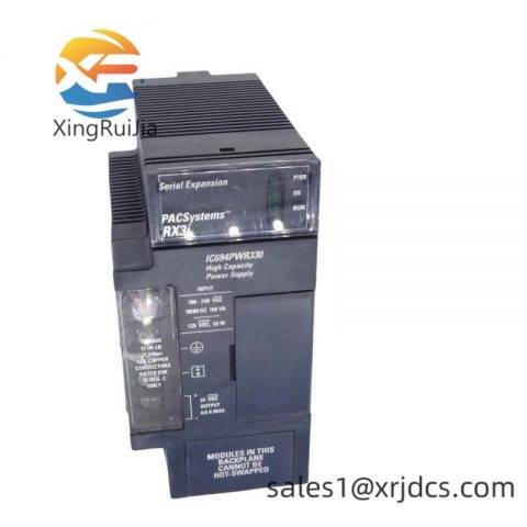 GE PACSystems RX3i Power Supply IC694PWR330, High Capacity AC/DC