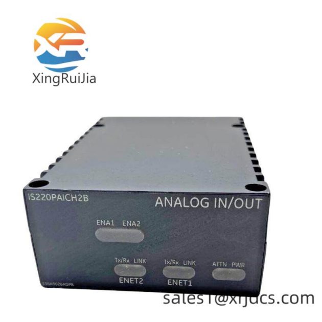 GE IS220PAICH2B: Industrial Analog Input/Output Module with 200mA Current Loop