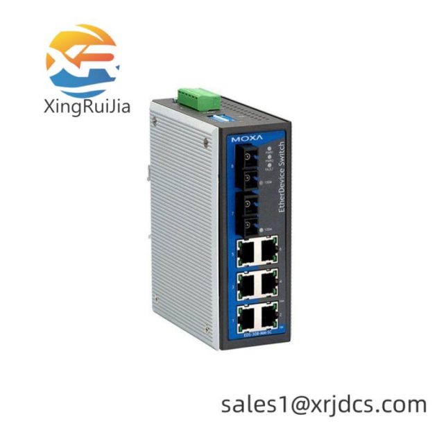 MOXA EDS-308-M-SC Industrial Ethernet Switch - Reliable Network Solution for Your Control System