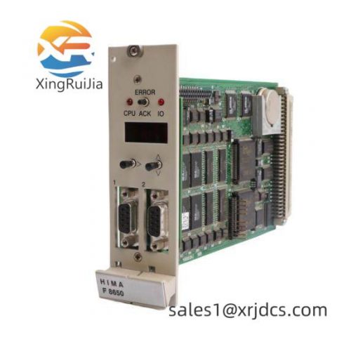 HIMA F8650 CPU Controller, Advanced Industrial Control Solution