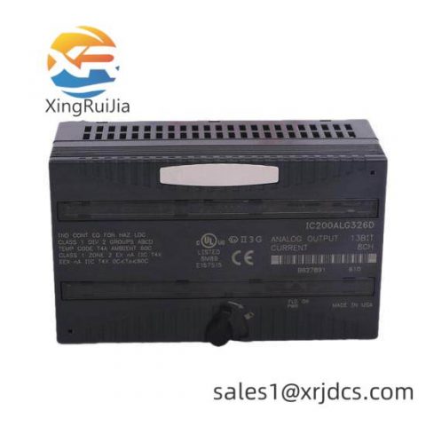 GE FANUC IC200ALG326B - High-Performance Control Module for Industrial Automation