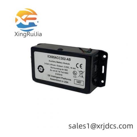 GE FANUC IC695ACC302AB Battery Module: Reliable Power Supply for Industrial Control Systems